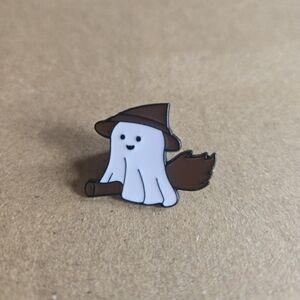 Cute Ghost Witch Enamel Pin